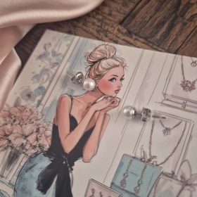 Gyöngy, bedugós fülbevaló