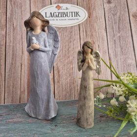 Angyalka dekoráció kétféle méretben.