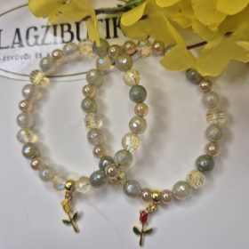 Anya-lánya karkötő-szett tulipánnal