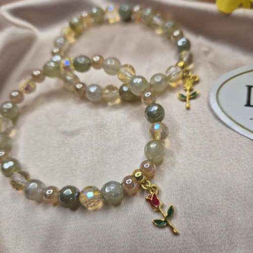 Anya-lánya karkötő-szett tulipánnal