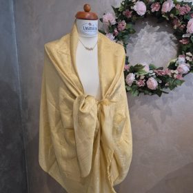 Aranysárga, lurex alkalmi stóla.