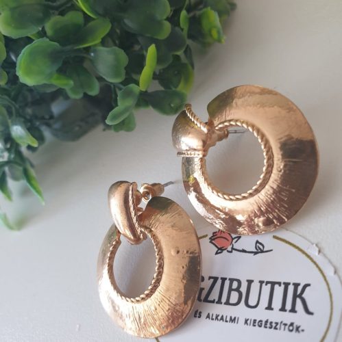 Arany korong, karika fülbevaló