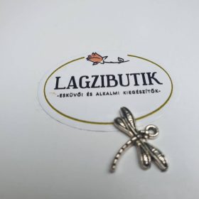 Szitakötő charm, fityegő, medál.