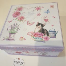 Cicás teás szett díszdobozban.