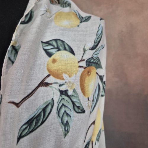 Citromos pamut stóla, kendő.