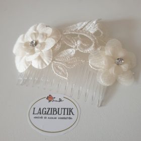 Csipkés hajbavaló, betűző