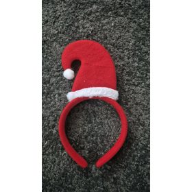 Elf, piros karácsonyi/mikulás hajpánt.