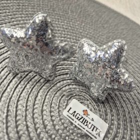 Ezüst csillag hajtű-szett.