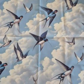 Fecske madaras kendő.