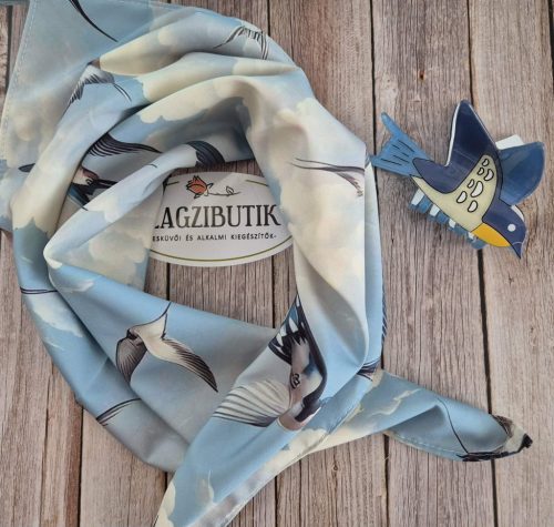 Fecske madaras kendő.