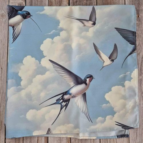 Fecske madaras kendő.