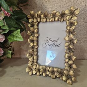 Frangipáni fotókeret, fényképkeret.