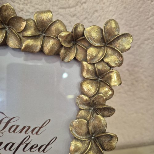 Frangipáni fotókeret, fényképkeret.