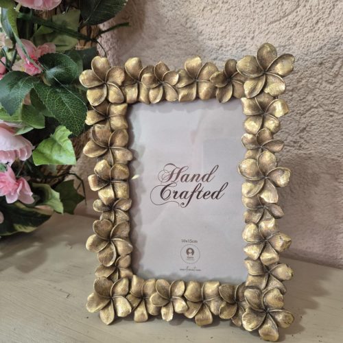 Frangipáni fotókeret, fényképkeret.