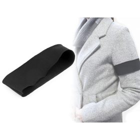 Fekete gyászszalag.