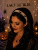 Hajpánt pókokkal, Halloween-re.