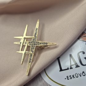 Hármas csillag bross, kitűző.