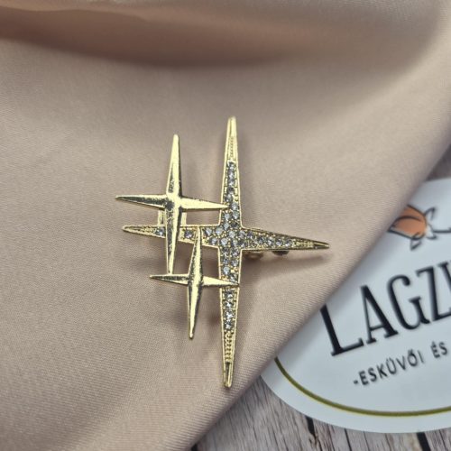 Hármas csillag bross, kitűző.