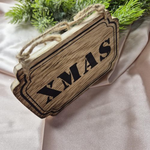 Karácsonyi fa tábla, dekoráció, függődísz.