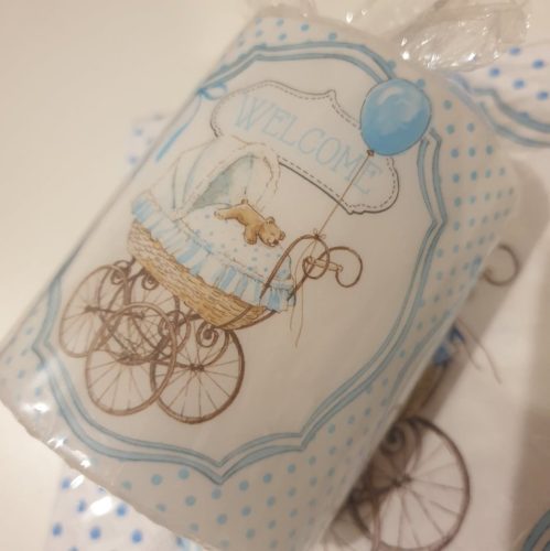 Kék, baba-ajándékszett.