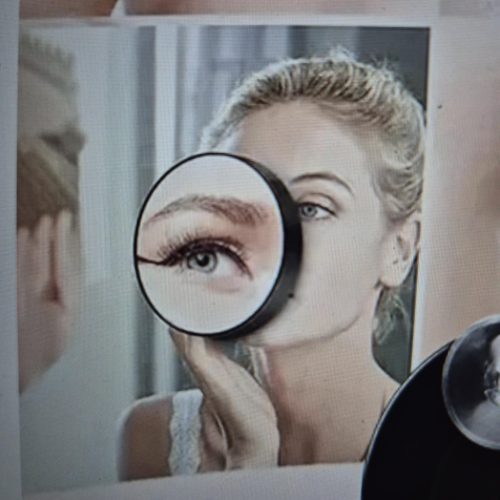 Nagyítós tükör, öntapadós.