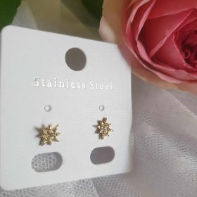   Pici esthajnalcsillag antiallergén fülbevaló cirkóniával.