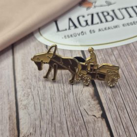 Lovaskocsi kitűző.