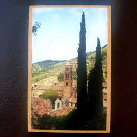 Hűtőmágnes, Toscana tájképpel.