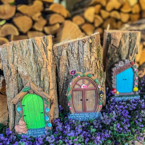 Manóajtó, lézervágott fa  dekoráció -  kreatív "csináld magad" kellék. 