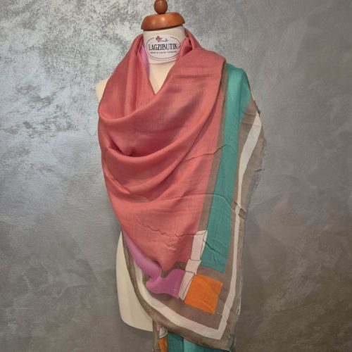 Modern mintás stóla, kendő többféle színben.