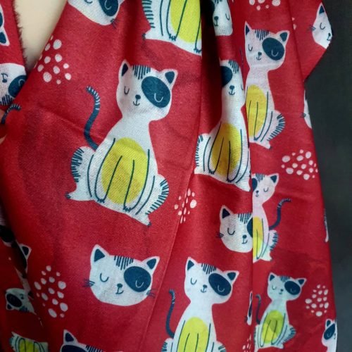 Cicás kasmír stóla, kendő, sál nagy méretben, kétoldalas kivitelben.