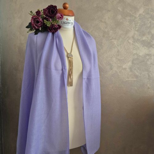 Orgonalila, pamut stóla, kendő.