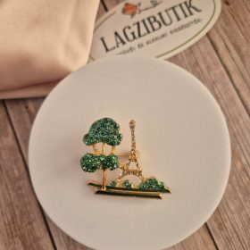 Párizs-Eiffel torony kitűző.