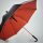 Piros-fekete nagy esernyő csepptokkal.