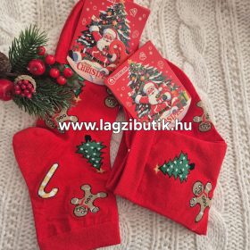 Piros, Mikulásos zokni.