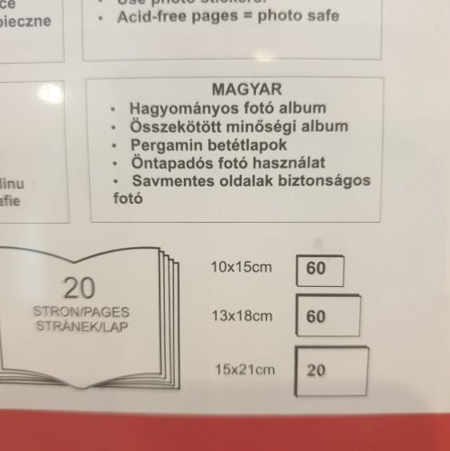 Pöttyös rózsaszín fotóalbum