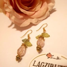 Rózsaszín fülbevaló