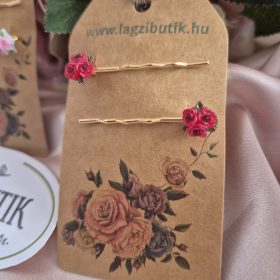 Rózsás hullámcsat szett.