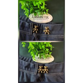 Ruhaszűkítő kapocs, maci pár.