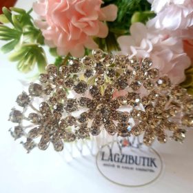   Strasszos hajfésű, menyasszonyi fejdísz, alkalmi hajbavaló.