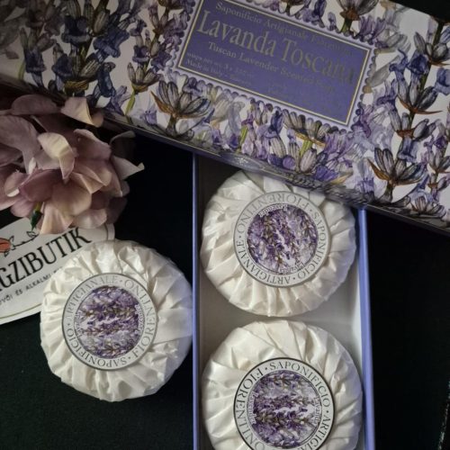 Olasz luxus szappanok dobozban.