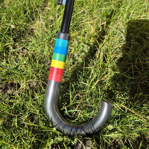 Szivárványos esernyő nagy méretben