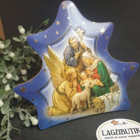 Betlehem, Szent Család, jászol,  olasz miniplakett. 