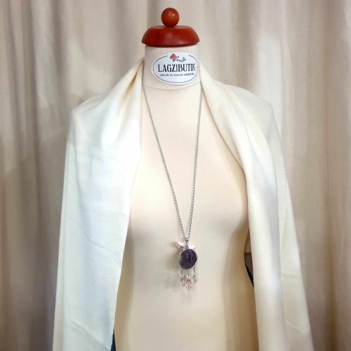 Tükrös medálos hosszú nyaklánc.