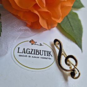 Violinkulcs  kitűző.