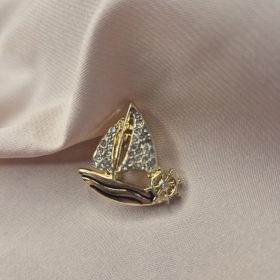 Vitorlás, hajó kitűző.